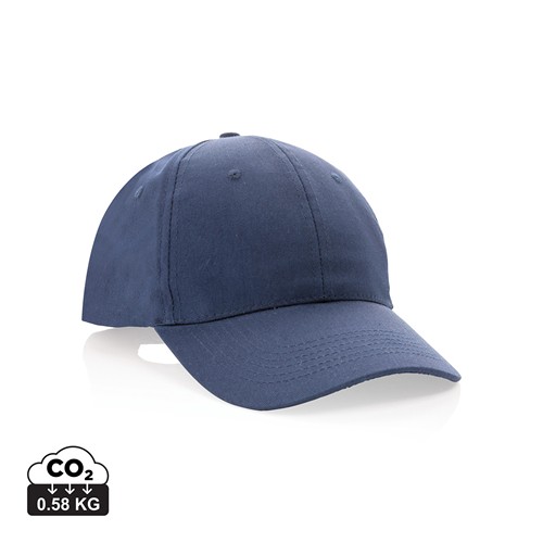 azul marino Gorra Impact de algodón reciclado con trazador AWARE™