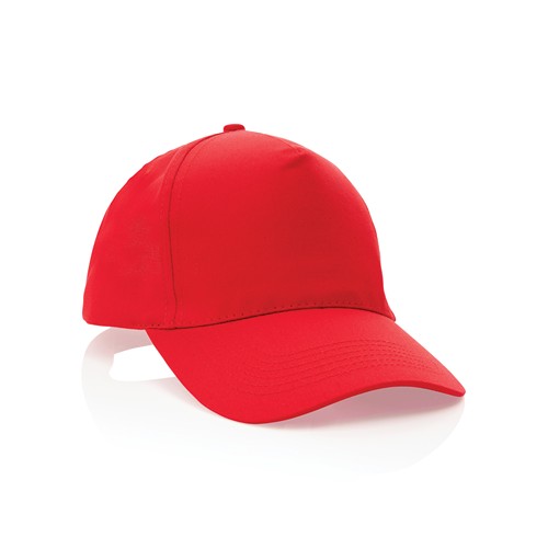 red Gorra de algodón reciclado Impact 190 gr con trazador AWARE™