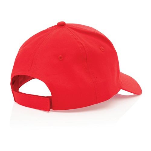 red Gorra de algodón reciclado Impact 190 gr con trazador AWARE™