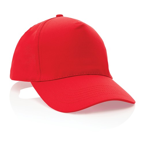 red Gorra de algodón reciclado Impact 190 gr con trazador AWARE™