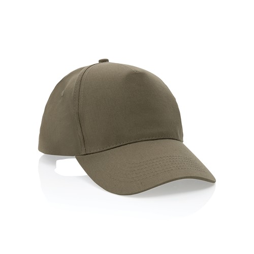 green Gorra de algodón reciclado Impact 190 gr con trazador AWARE™