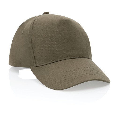 green Gorra de algodón reciclado Impact 190 gr con trazador AWARE™