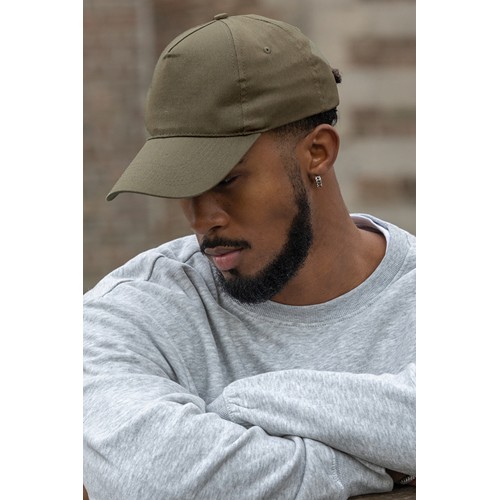 green Gorra de algodón reciclado Impact 190 gr con trazador AWARE™