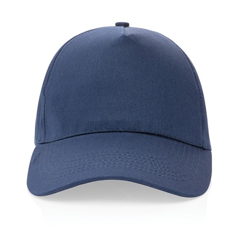 azul marino Gorra de algodón reciclado Impact 190 gr con trazador AWARE™