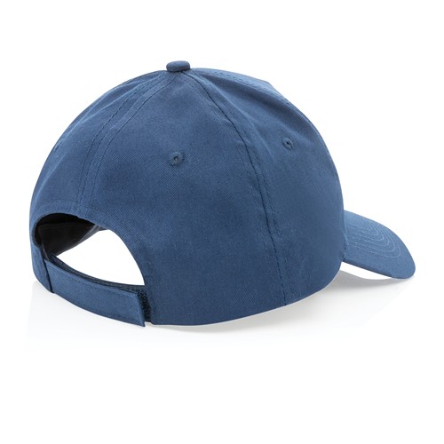 azul marino Gorra de algodón reciclado Impact 190 gr con trazador AWARE™