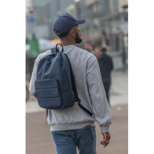 azul marino Gorra de algodón reciclado Impact 190 gr con trazador AWARE™