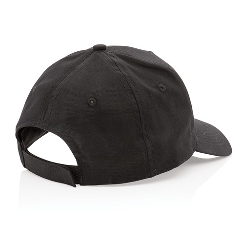 black Gorra de algodón reciclado Impact 190 gr con trazador AWARE™
