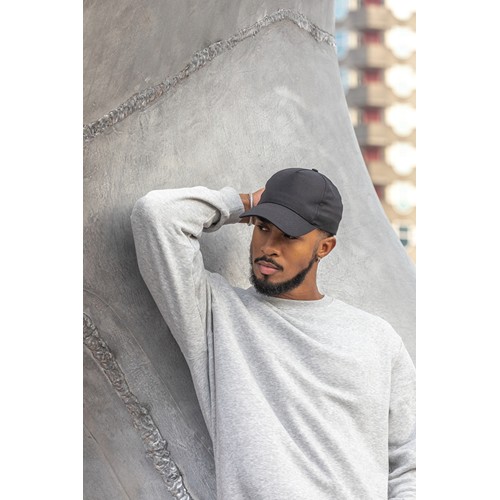 black Gorra de algodón reciclado Impact 190 gr con trazador AWARE™