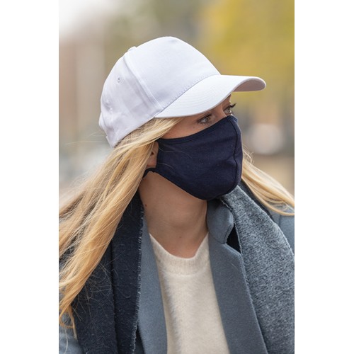 white Gorra de algodón reciclado Impact 190 gr con trazador AWARE™