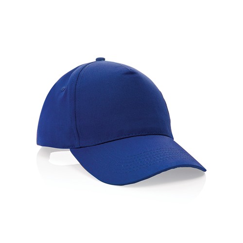 blue Gorra de algodón reciclado Impact 190 gr con trazador AWARE™