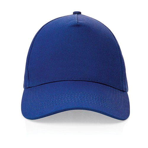 blue Gorra de algodón reciclado Impact 190 gr con trazador AWARE™