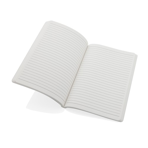 Libreta A5 tapa blanda y papel de piedra