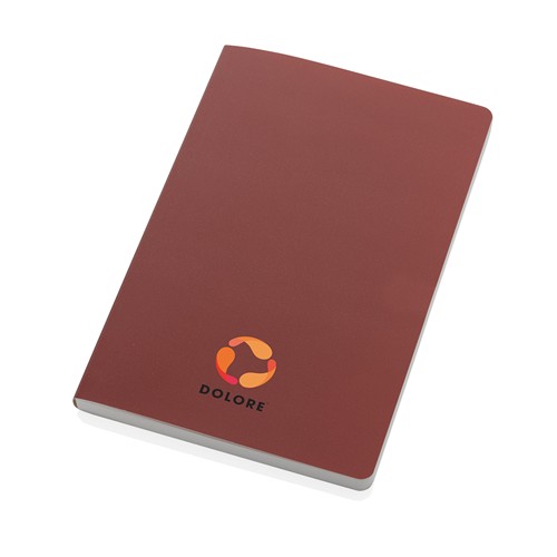 Libreta A5 tapa blanda y papel de piedra