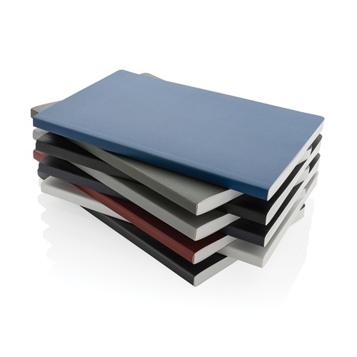 Libreta A5 tapa blanda y papel de piedra