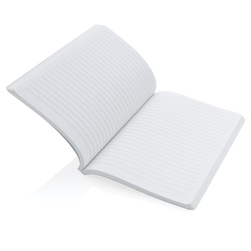 Libreta A5 tapa blanda y papel de piedra