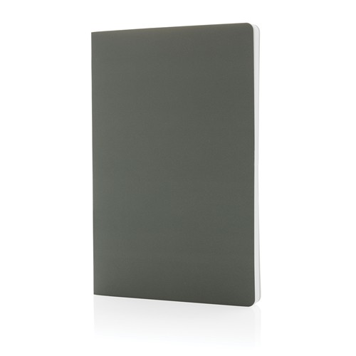 Libreta A5 tapa blanda y papel de piedra