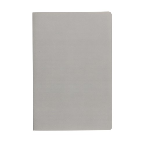 gray Libreta A5 tapa blanda y papel de piedra