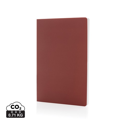 Libreta A5 tapa blanda y papel de piedra