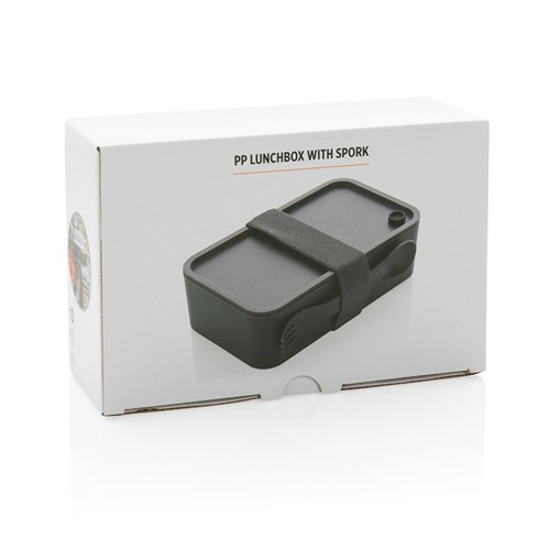 Fiambrera PP con cubiertos