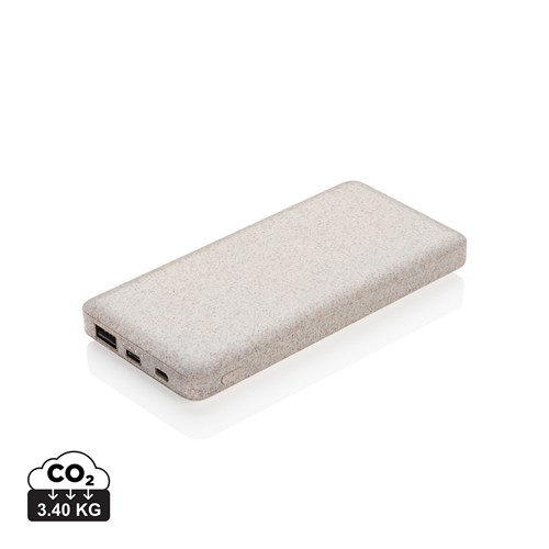 Powerbank en fibre de paille de blé 10.000 mAh - 1