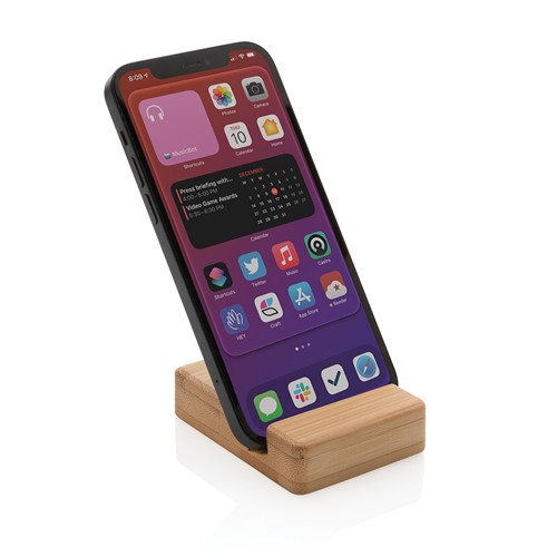 Support téléphone en bambou - 3