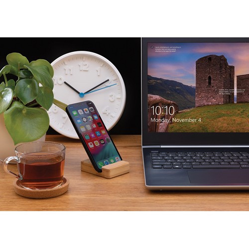 Support téléphone en bambou - 6