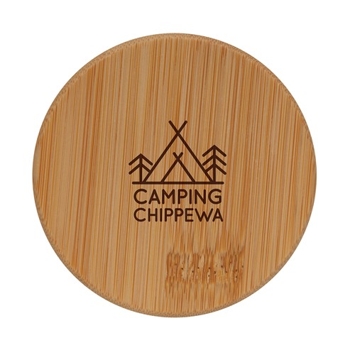 Set de 2 verres double paroi 250ml avec couvercle en bambou - 7