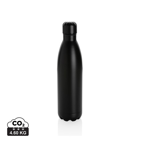 BOTELLA DE ACERO INOXIDABLE AL VACÍO DE COLOR SÓLIDO 750ML
