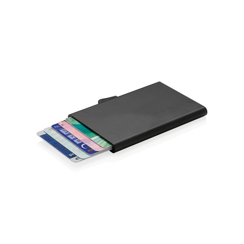 Porte-cartes en aluminium anti RFID C-Secure - 2