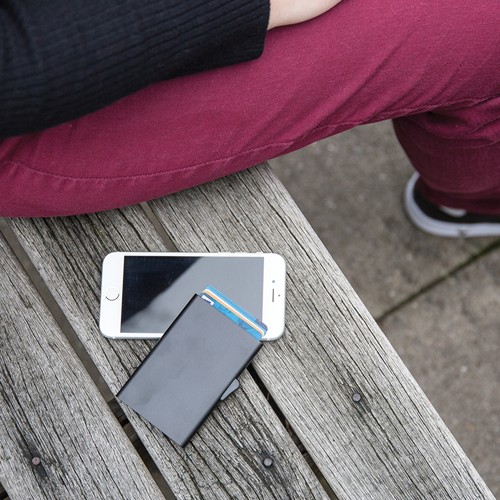 Porte-cartes en aluminium anti RFID C-Secure - 10