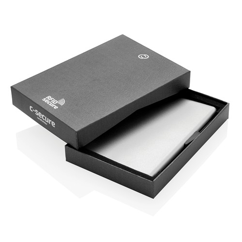 Porte-cartes en aluminium anti RFID C-Secure - 6