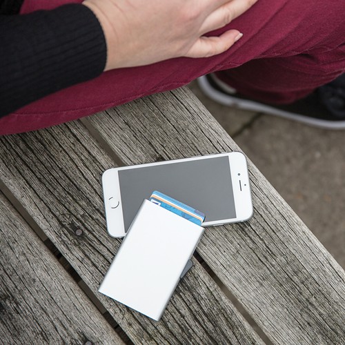 Porte-cartes en aluminium anti RFID C-Secure - 11