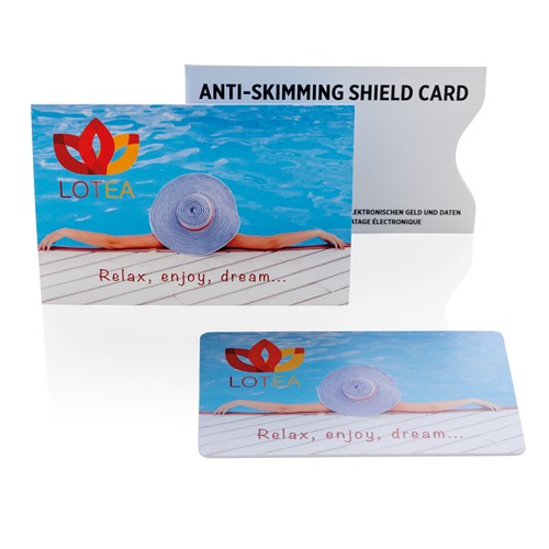 Bouclier anti RFID avec puce de brouillage - 8