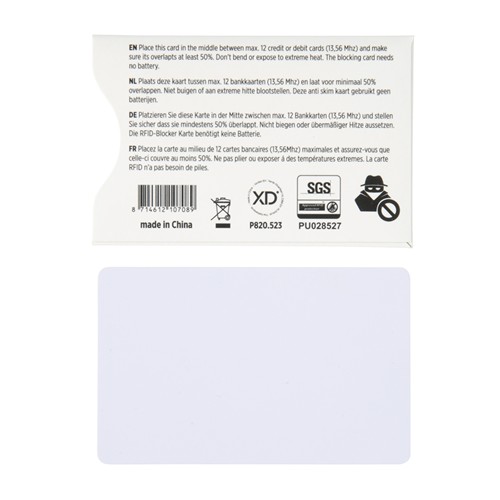 Bouclier anti RFID avec puce de brouillage - 5