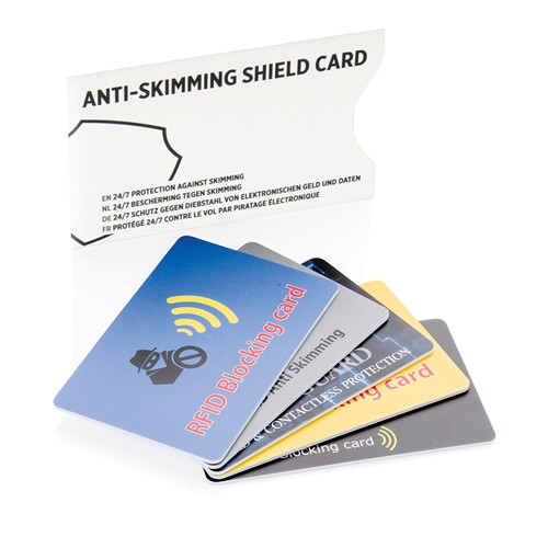 Bouclier anti RFID avec puce de brouillage - 6