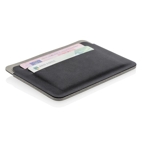 black Tarjetero seguro Quebec RFID