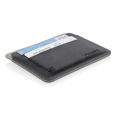 black Tarjetero seguro Quebec RFID