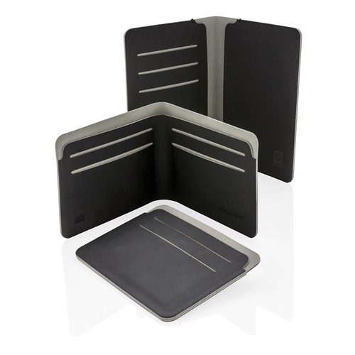 black Tarjetero seguro Quebec RFID