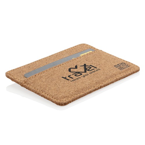 Cartera fina secure de corcho