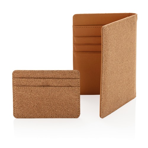 Cartera fina secure de corcho