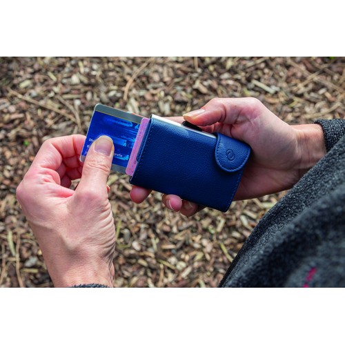 blue Cartera y tarjetero C-Secure RFID