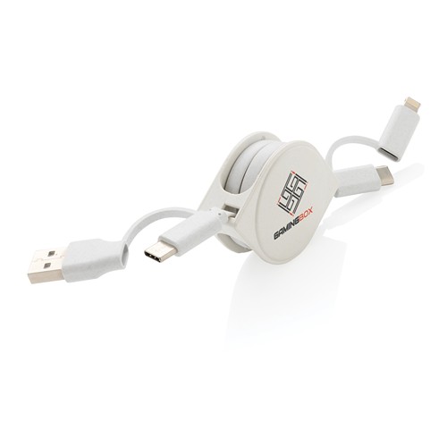 Cable 4 en 1 plástico reciclado estándar RCS y TPE