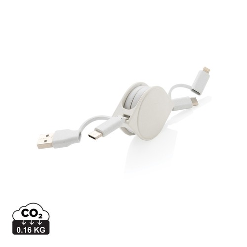 CABLE 6 EN 1 DE PLÁSTICO RECICLADO ESTÁNDAR RCS Y TPE