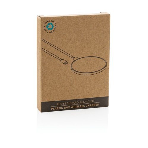 Cargador inalámbrico RCS de plástico reciclado de 10W