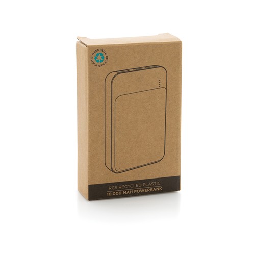 Powerbank de plástico reciclado RCS de 10.000 mAh