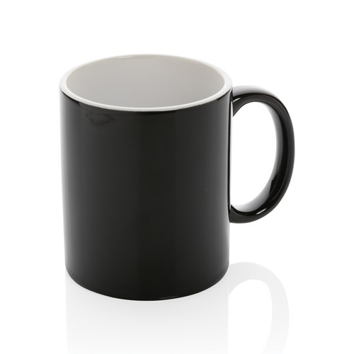 black Taza básica de cerámica 350ml