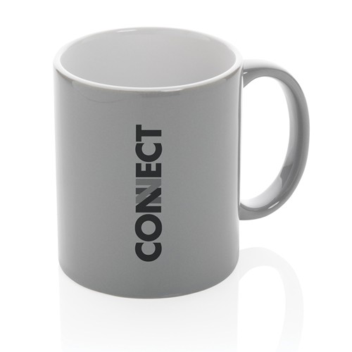 gray Taza básica de cerámica 350ml