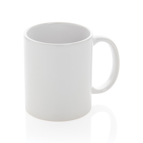 white Taza básica de cerámica 350ml