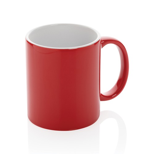 red Taza básica de cerámica 350ml