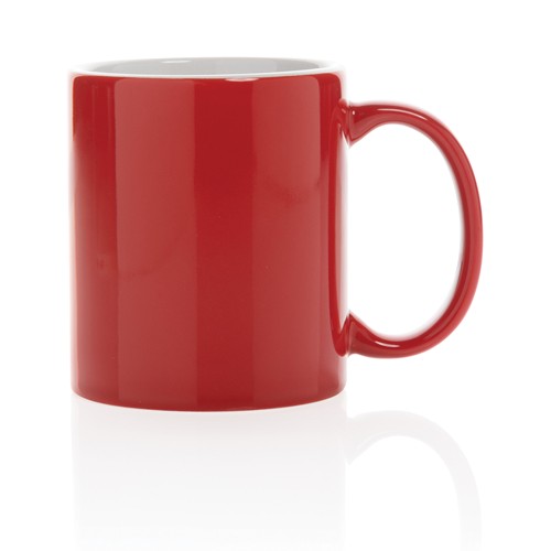 red Taza básica de cerámica 350ml